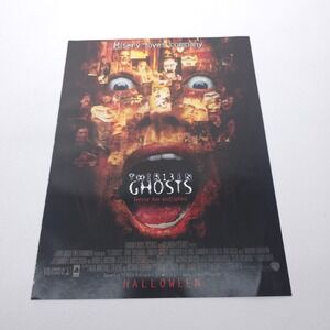 Thirteen Ghosts Horror Movie Print Ad Halloween Film Promo Vintage Advertising
